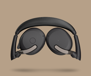 Headset folded