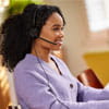 Woman Wearing Headset